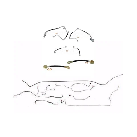 Complete Brake Line & Hose Kit For 99-03 Jeep Grand Cherokee Prior to 04_27_2003